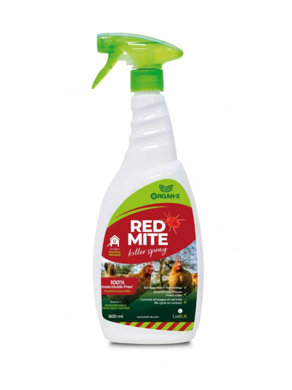 Red mite spray