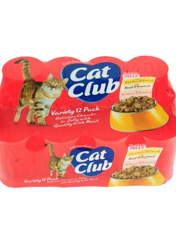 Cat club tinned cat food x 12