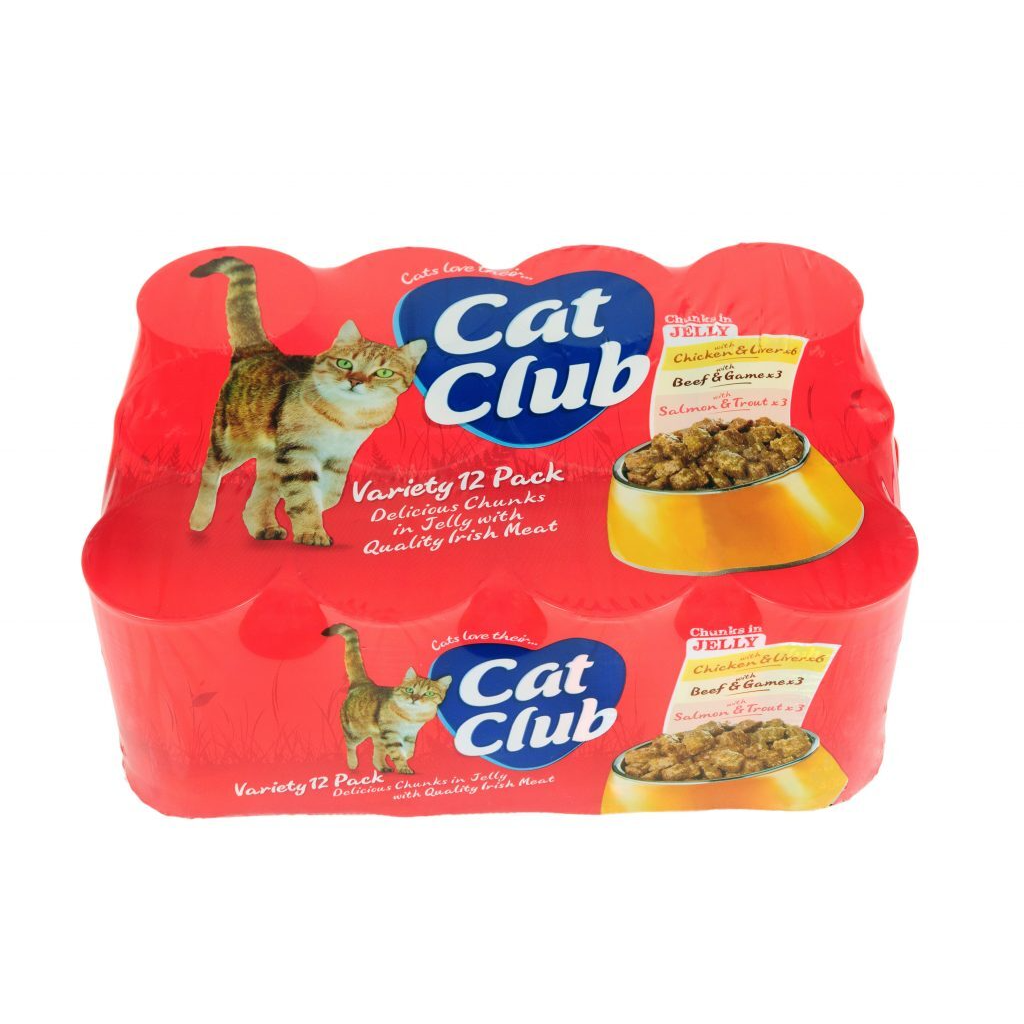 Cat club tinned cat food x 12