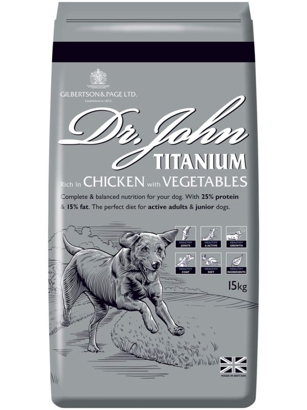 Dr John Titanium Dog Food 15kg